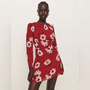 NWT Reformation Laken Mini Dress Freddie 10